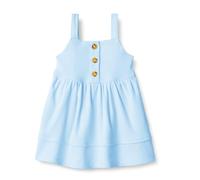 Amazon Essentials x Sofia Grainge Robe Évasée et Décontractée en Coton Fille, Bleu Clair, 2 ans