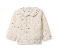Amazon Essentials x Sofia Grainge Veste à Volants Fille, Ivoire Cerises, 2 ans