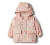 Amazon Essentials x Sofia Grainge Veste de Pluie Déperlante Fille, Pêche Artisanat Floral, 4 ans