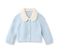 Amazon Essentials x Sofia Grainge Veste Pull à col Claudine Mixte Bébé, Bleu Pâle, 0-3 Mois