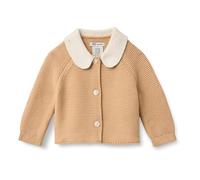 Amazon Essentials x Sofia Grainge Veste Pull à col Claudine Mixte Bébé, Fauve Clair, 3-6 Mois