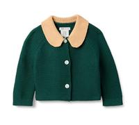 Amazon Essentials x Sofia Grainge Veste Pull à col Claudine Mixte Bébé, Vert Foncé, 3-6 Mois