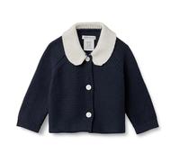 Amazon Essentials x Sofia Grainge Veste Pull à col Claudine Mixte Enfante, Bleu Marine, 2 Ans