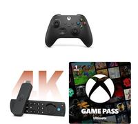 Amazon Fire TV Stick 4K Max + Manette Xbox Carbon Black + 1 Mois de Game Pass Ultimate