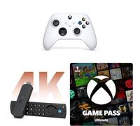 Amazon Fire TV Stick 4K Max + Manette Xbox Robot White + 1 Mois de Game Pass Ultimate