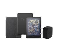 Amazon Kindle Colorsoft 16 GB Avec étui noir transparent et adaptateur 9W