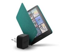 Amazon Kindle Colorsoft 16 GB + étui vert jade en tissu + adaptateur 9 W