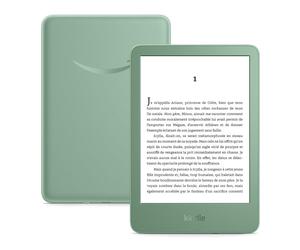 Amazon Kindle (Nouvelle génération) - Le plus léger et compact, avec écran antireflets, changements de page plus rapides et éclairage avant réglable - 16 Go - Avec publicités - Vert matcha