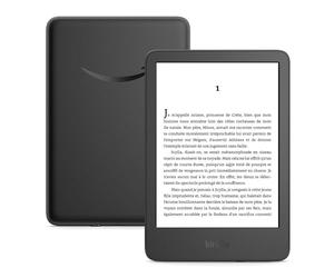 Amazon Kindle (Nouvelle génération) - Le plus léger et compact, avec écran antireflets, changements de page plus rapides et éclairage avant réglable - 16 Go - Avec publicités - Noir