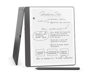 Amazon Kindle Scribe (16 Go) | Écran repensé avec bordures uniformes | Écriture dans les livres et documents | Stylet premium inclus | Gris tungstène
