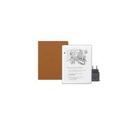 Amazon Kindle Scribe 64 Go (Graphite) + Stylet Premium + Étui à rabat en cuir premium (Caramel) + USB-C Chargeur