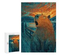 Amazon Sunset Capybara Puzzle 1000 Pièces Educa Jouet en Bois Cadeau Unique Décoration Intérieure Jeu Éducatif Challenge Toy Adultes Et Enfants À Partir De 14 Ans 300 PCS
