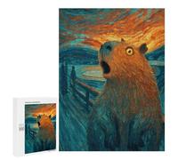 Amazon Sunset Capybara Puzzle 1000 Pièces Educa Jouet en Bois Cadeau Unique Décoration Intérieure Jeu Éducatif Challenge Toy Adultes Et Enfants À Partir De 14 Ans 500 PCS