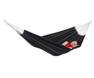 Amazonas AZ-101816 Hamac Barbados Charge maximale 200 kg Dimensions 230 x 150 cm 2,30x1,50 Meter Noir