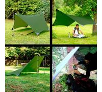 Amazonas Abri anti-pluie Jungle Tent Pro Tarp Vert 150–340 x 168 cm
