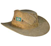 Amazonas - Chapeau en Toile Brésilien pour la Marche, Pêche, Ski, Randonnée et Camping - Moyen - 22"
