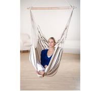 AMAZONAS Fauteuil suspendu Brasil - Beige et marron cappuccino