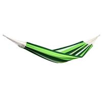AMAZONAS Paradiso Oliva Hamac Confortable Fait Main au Brésil 250 x 175 cm jusqu'à 200 kg Rayures Vert Clair et foncé