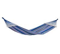 Amazonas Hamac Tonga – coton et polyester, sac de rangement, 200 x 100 cm, jusqu'à 120 kg, ocean