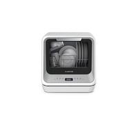 Amazonia Mini Lave Vaisselle Compact 7 Programmes 5L Réservoir ou Raccordement Argent