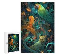 Amazonian Wildlife Symphony -1 Puzzle 1000 Pièces Educa Jouet en Bois Cadeau Unique Décoration Intérieure Jeu Éducatif Challenge Toy Adultes Et Enfants À Partir De 14 Ans 1000 PCS