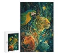 Amazonian Wildlife Symphony Puzzle 1000 Pièces Educa Jouet en Bois Cadeau Unique Décoration Intérieure Jeu Éducatif Challenge Toy Adultes Et Enfants À Partir De 14 Ans 1000 PCS