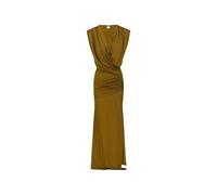 Amazuin - Robe Maxi Cache-Cœur Décolletée - Femme - Robes - Vert - Taille: ONE Size