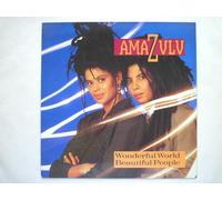 Amazulu - Amazulu Wonderful World Beautiful PeopleWonderful World Beautiful People Instrumental 7" EMI EM38 EX/EX 1987 picture sleeve