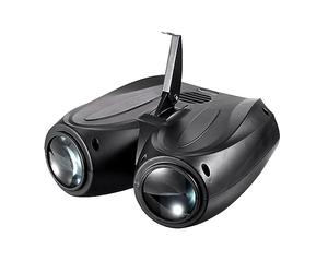 AMAZWI Lampes d'éclairage de scène Auto/Son activé 128 Motif lumière LED Double tête dirigeable Flash Effet de scène éclairage DJ Disco Maison fête lumières pour la soirée Disco du Club KTV