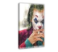 AmAzwi Poster décoratif sur toile Harley Quinn et Joker 45, décoration murale pour salon, chambre à coucher, style cadre, 20 x 30 cm