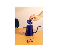 AMBAR COLLECTION - Théière 350ml en Verre Borosilicaté - Bleu cobalt