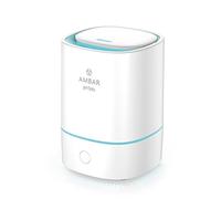 Ambar Perfums Humidificateur ultrasonique et ultra silencieux 2.0. Technologie Fusion, couleurs LED avec mode fixe ou clignotant. Arrêt automatique. Plus de 8 h non-stop.