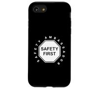 Ambassadeur de la sécurité | La sécurité d'abord | Cadeau pour la fête Nationale de la sécurité Coque pour iPhone SE (2020) / 7/8