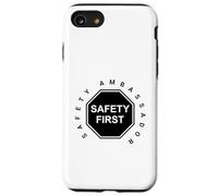Ambassadeur de la sécurité | La sécurité d'abord | Cadeau pour la fête Nationale de la sécurité Coque pour iPhone SE (2020) / 7/8