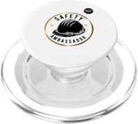 Ambassadeur de la sécurité | La sécurité d'abord | Idée Cadeau pour Campagne de sécurité PopSockets PopGrip pour MagSafe