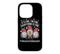 Ambassadeur des Admissions, GNOME, Tout va Bien, Noël Coque pour iPhone 14 Pro
