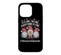 Ambassadeur des Admissions, GNOME, Tout va Bien, Noël Coque pour iPhone 14 Pro Max