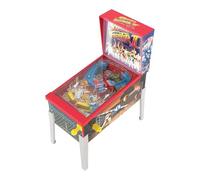 Ambassador Street Fighter II Mini Flipper Arcade - Jeu de Flipper de Table avec Lumière et Son - Machine Flipper Compacte avec Lanceur Rampes et Défis Skill Shot - Jouet Enfant 3 Ans et Plus