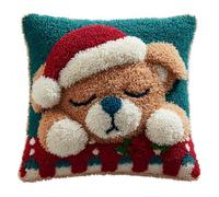 AMBATTERY Kit De Coussin À Verrouillage Animal Chien Kit De Fabrication De Taies D'Oreiller/Housses De Coussin,Kits De Crochets À Loquet Diy Pour Un Projet De Démarrage 43x43cm