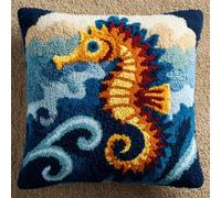 AMBATTERY Kit De Coussin À Verrouillage Hippocampe Kit De Fabrication De Taies D'Oreiller/Housses De Coussin,Kits De Crochets À Loquet Diy Pour Un Projet De Démarrage 43x43cm