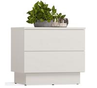 AMBER - Chevet 2 tiroirs - Beige