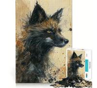 Amber Gaze Puzzle 1000 Pièces Jeu de réflexion Amusant Pièces précises et Parfaitement ajustées Activité relaxante en Groupe à l'intérieur (38x26cm)