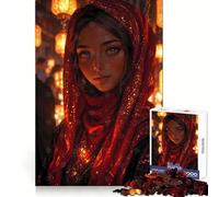 Amber Gaze︰ Puzzle 1000 pièces L'Enchanteresse des Mille et Une Nuits pour Adolescents Un Cadeau de Noël Unique, idéal pour stimuler la mémoire et Passer d'agréables Moments de détente (38x52cm)
