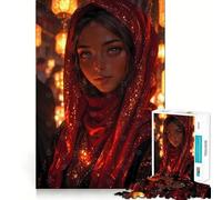 Amber Gaze︰ Puzzles des Mille et Une Nuits pour Adolescents 1000 pièces Jeu de réflexion Amusant Connexion Fluide et agréable Une façon captivante de Passer Le Temps (38x26cm)