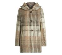 Amber & June Manteau mi-saison marron / olive / blanc, Taille S