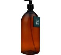 Amber Plastic Soap Dispenser,Empty Pump Bottle 1000 Ml [Pack 1] Empty Plastic Bottle For Liquid Soap,Lotion,Shampoo And Conditioner (Bpa Free)