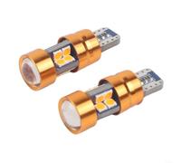 Amber T10 LED Parking Light Bulb 19SMD Orange | 19pcs 3030 pour smd chips, bright amber glow, enhances safety, replaces halogen, 12V DC system