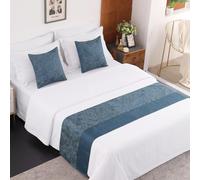 AMBERIS Chemin de lit, écharpes de lit pour chambre à coucher, décoration d'hôtel et de jeu