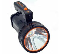 Ambertech Lampe de Poche à Del Rechargeable de 7000 lumens Super Brillante avec Bords tranchants pour éviter Les bêtes Unisex-Youth, Black, 1