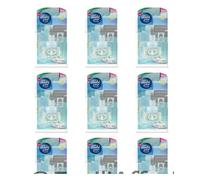 Ambi Pur 9 Recharges Aqua AMBIPUR Car Recharge Eau de Torrent Parfum pour Voiture